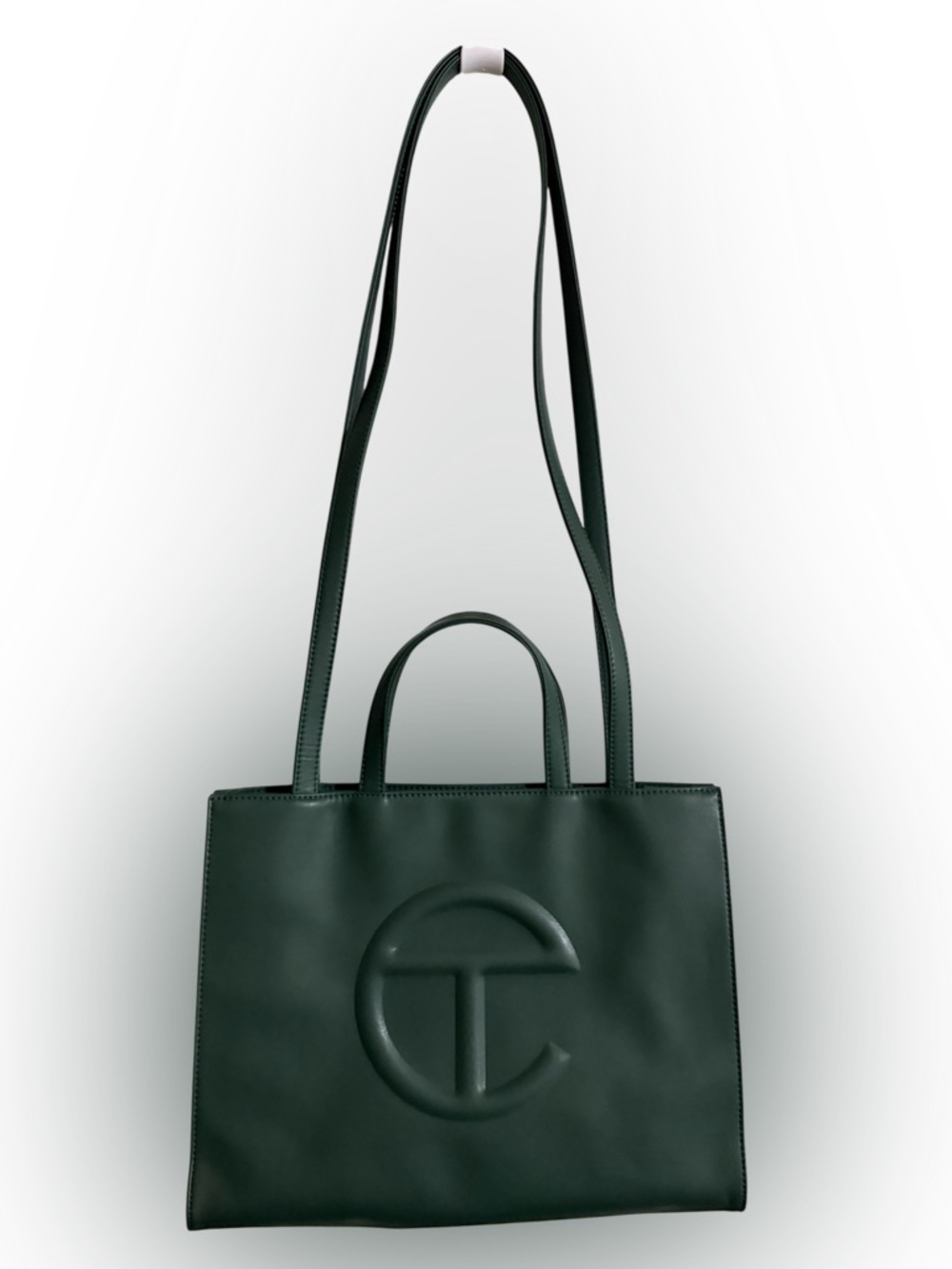 Telfar Medium Shopping Bag Dark Olive Unisex Everyday Bag Fits Laptop